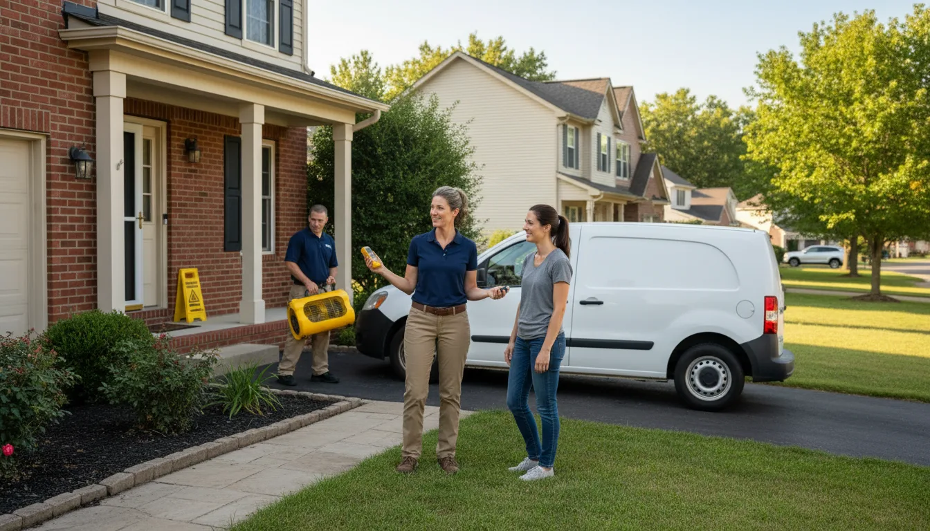 Residential water damage restoration in Granada, CO